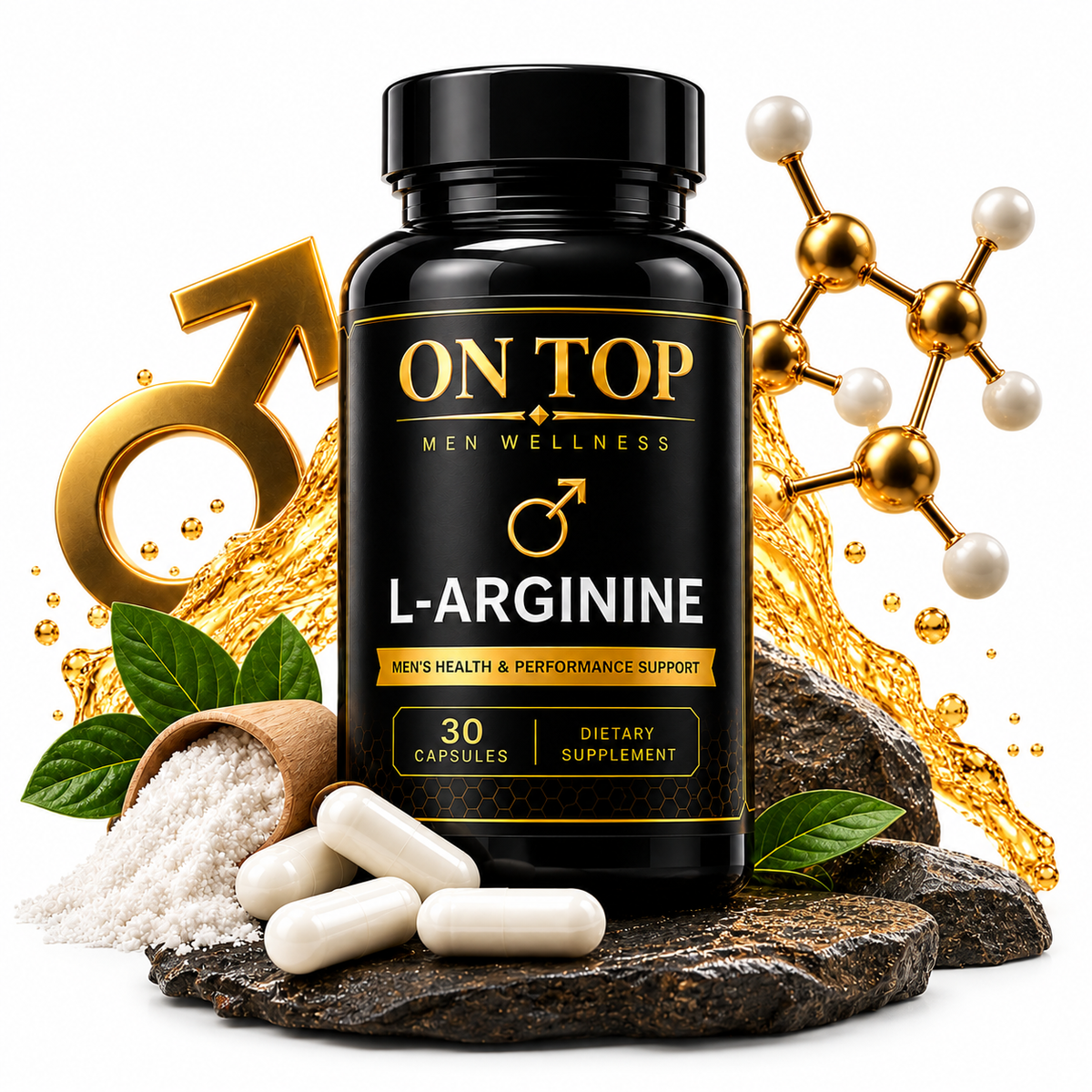 OnTop L-Arginine white background hero