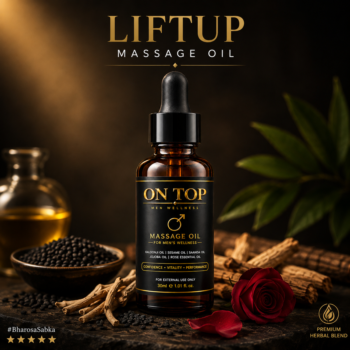 LiftUp Massage Oil premium hero image